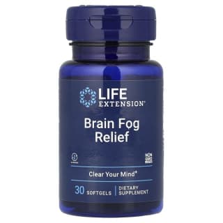 Life Extension, Средство от мозгового тумана, 30 мягких таблеток