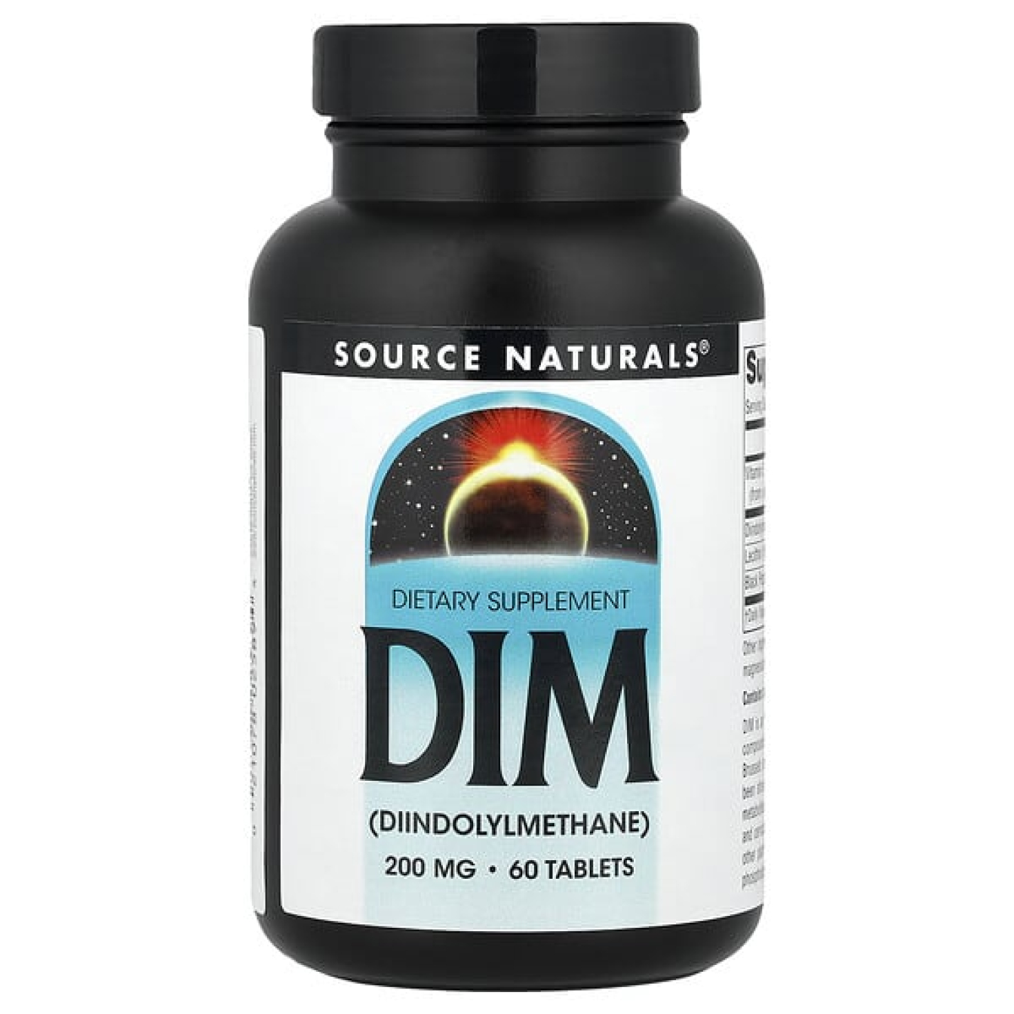 Source Naturals, DIM (дииндолинметан), 200 мг, 60 таблеток