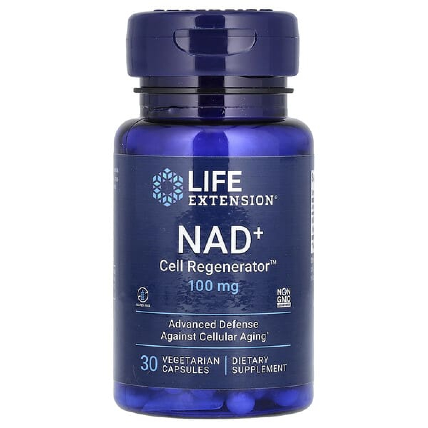 Life Extension, регенератор НАД и клеток, 100 мг, 30 вегетарианских капсул