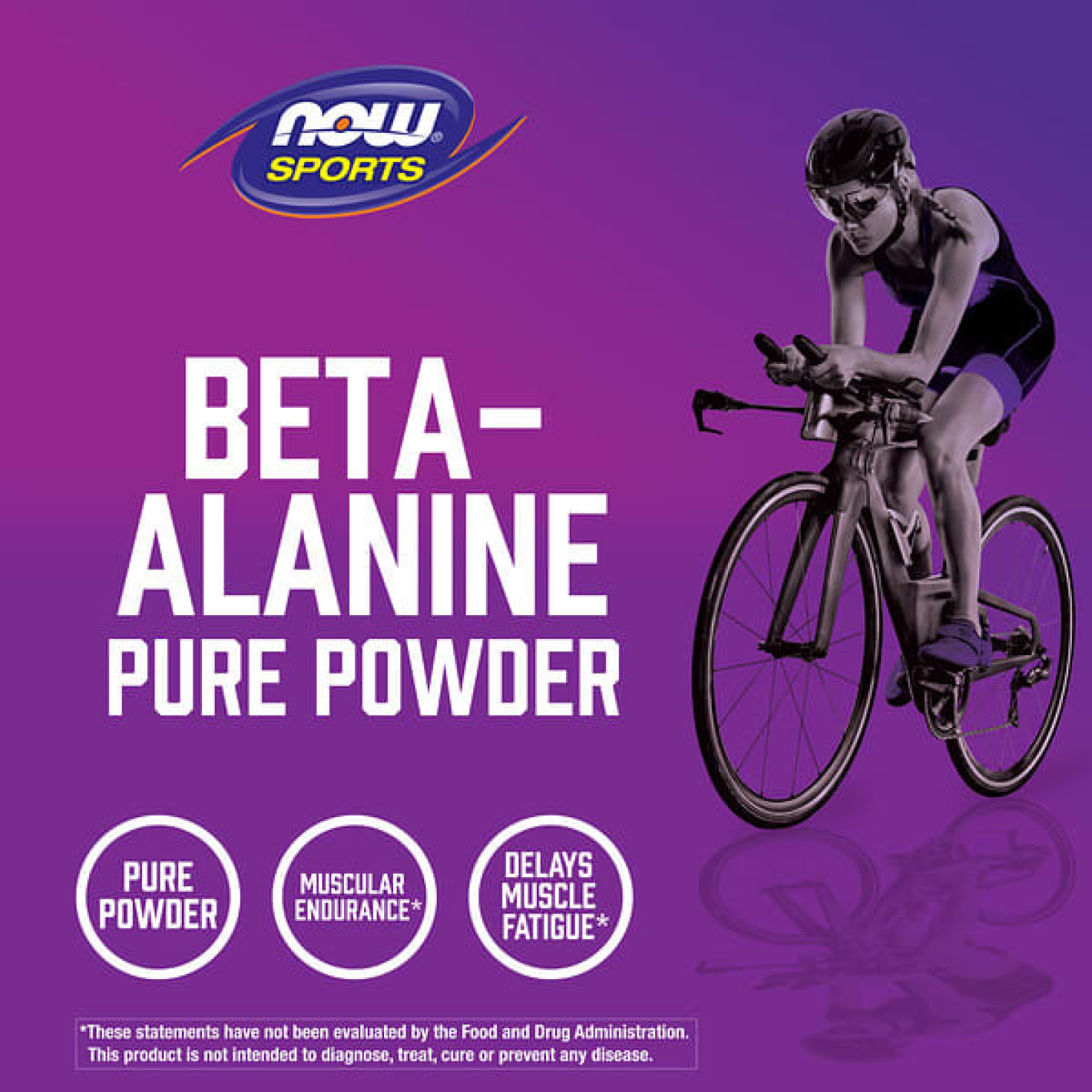NOW Foods, Sports, бета-аланин, чистый порошок, 500 г (17,6 унций)