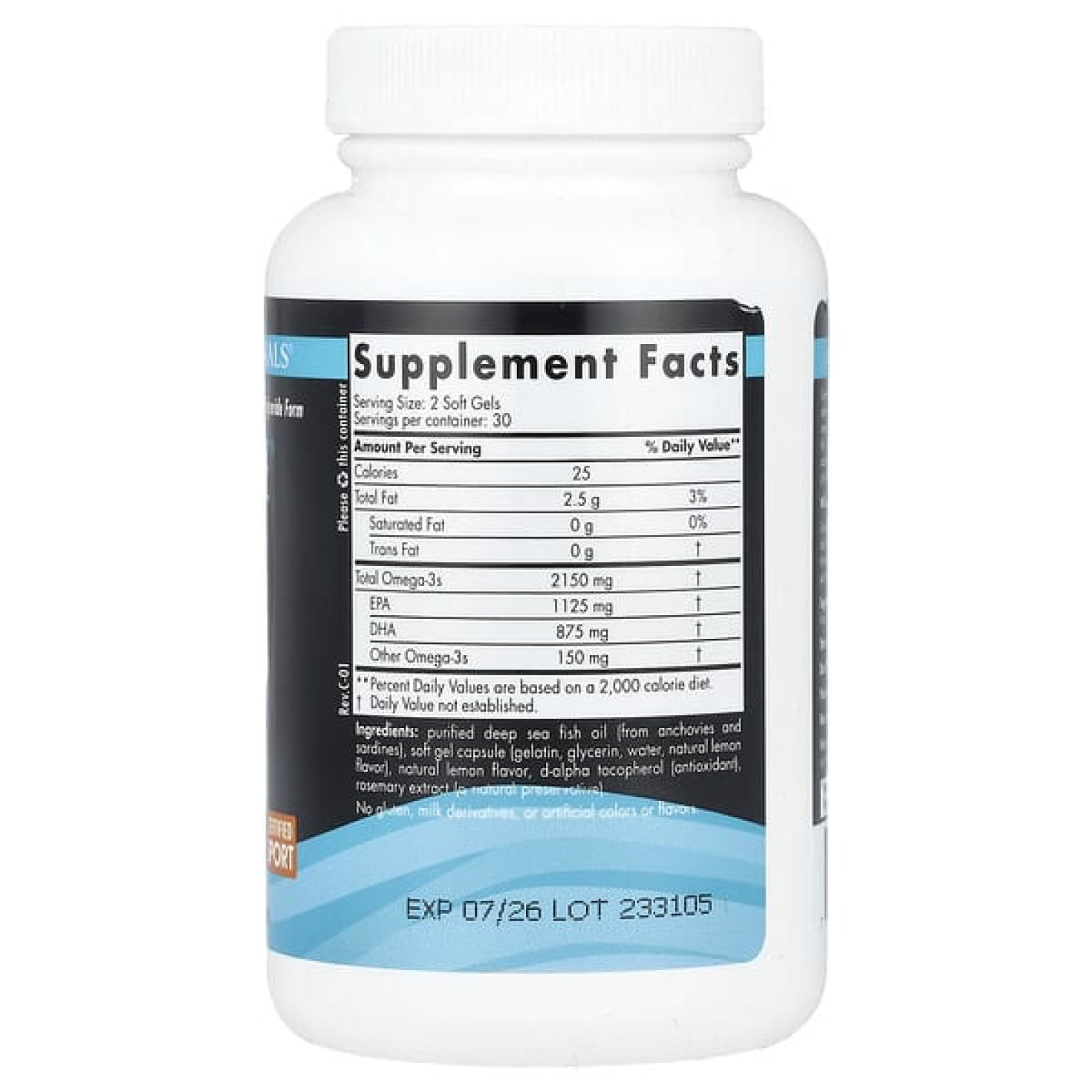 Nordic Naturals, Ultimate Omega Sport 2x, 60 капсул (1075 мг в 1 капсуле)