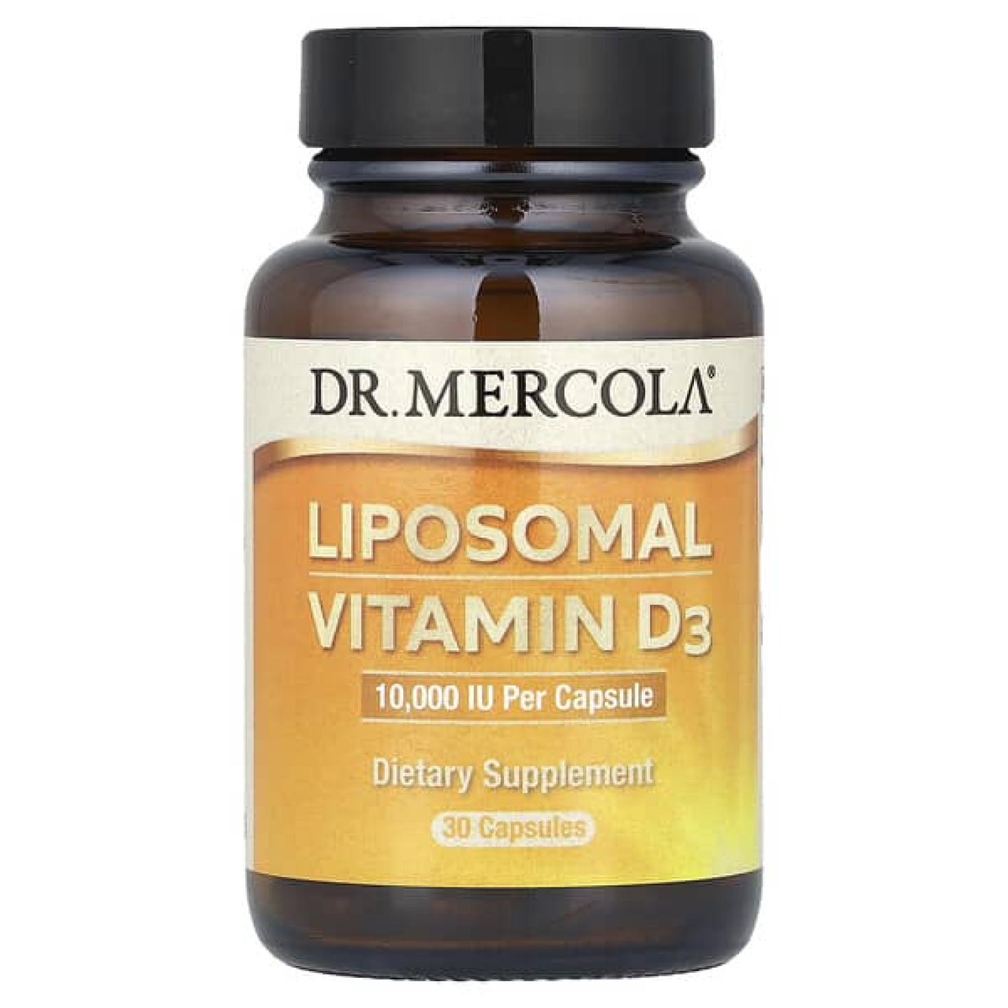 Dr. Mercola, липосомальный витамин D3, 250 мкг (10 000 МЕ), 30 капсул