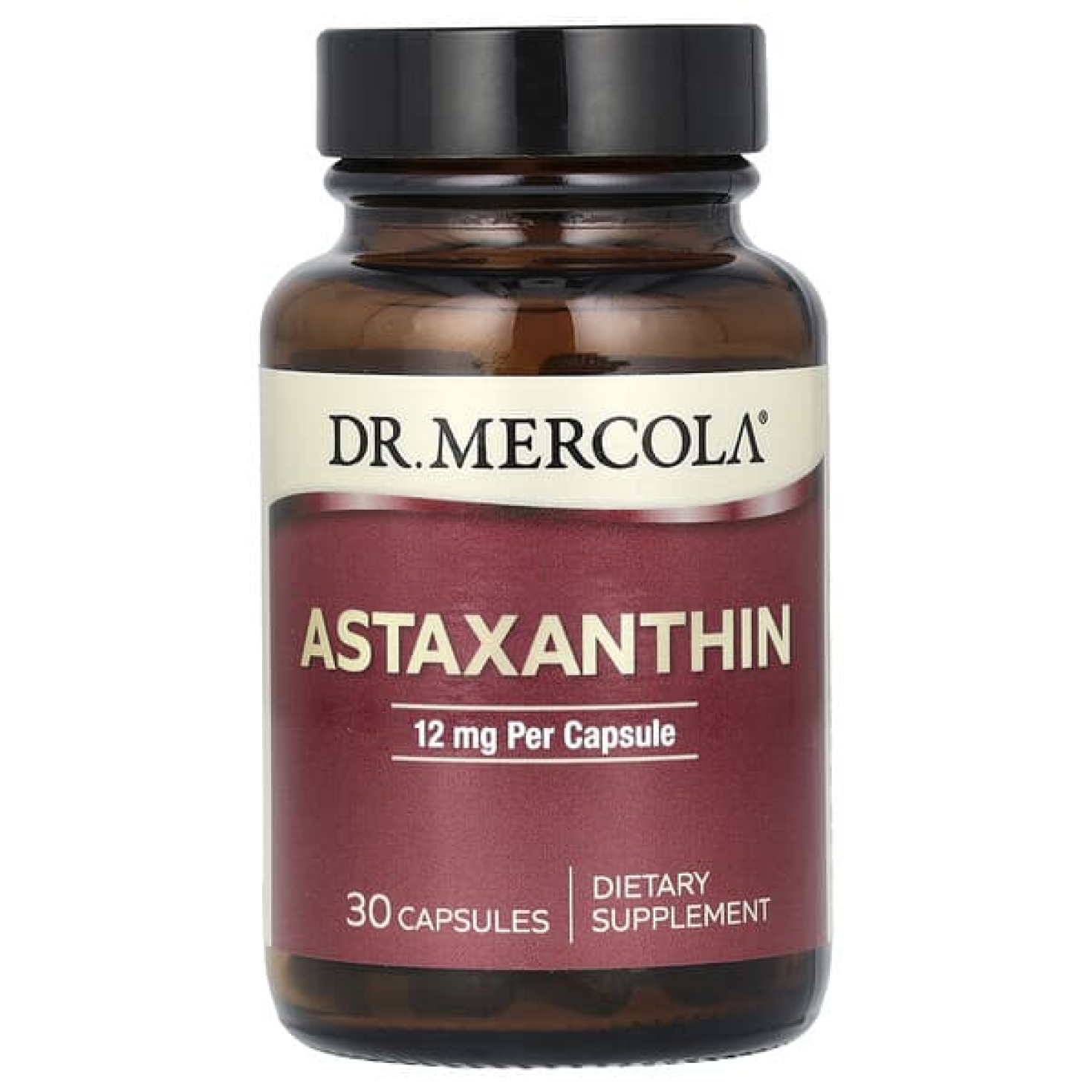 Dr. Mercola, астаксантин, 12 мг, 30 капсул