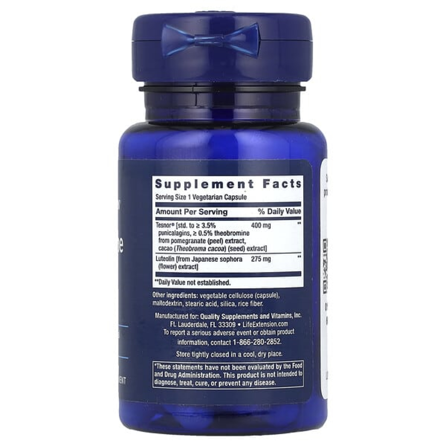 Life Extension, Testosterone Elite, 30 вегетарианских капсул