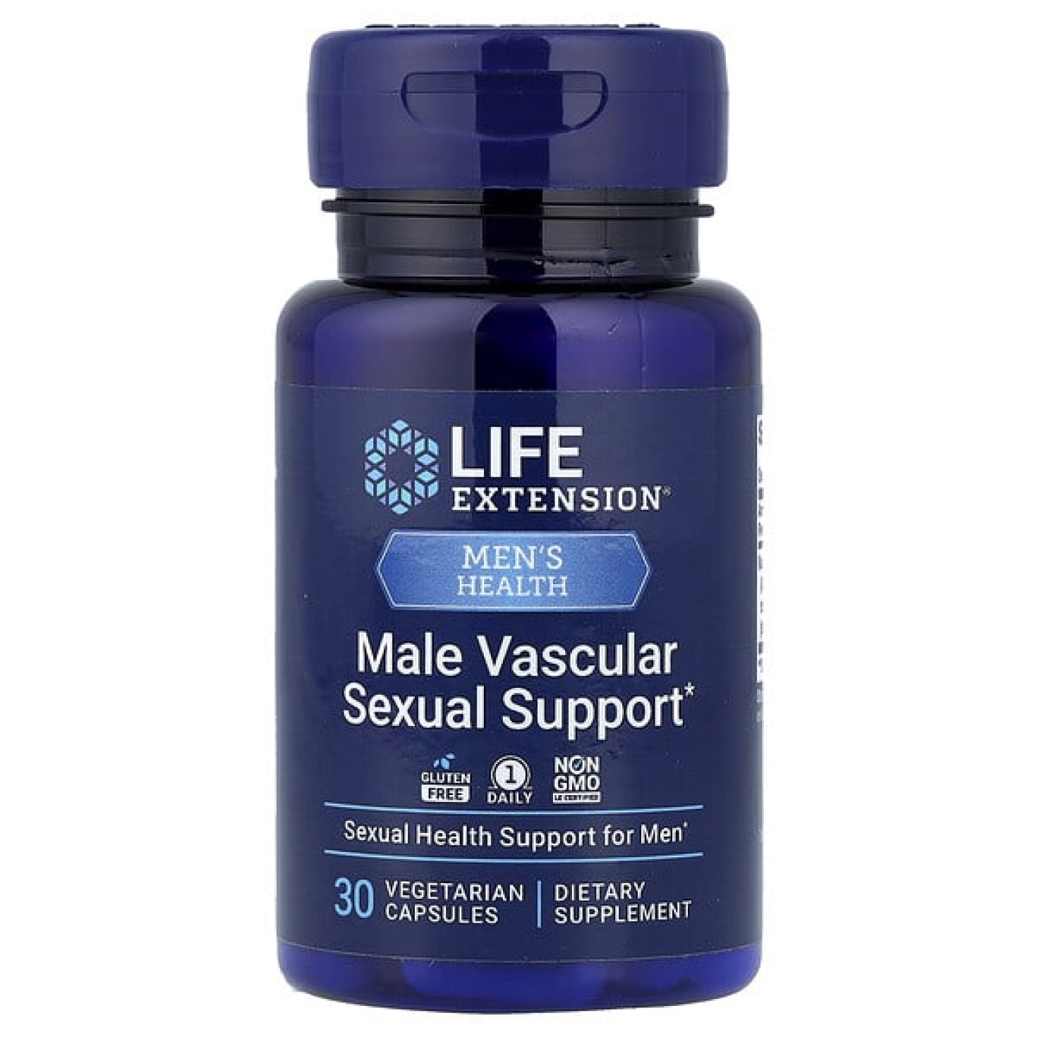 Life Extension, Men's Health, добавка для поддержки сосудов и сексуального здоровья мужчин, 30 вегетарианских капсул