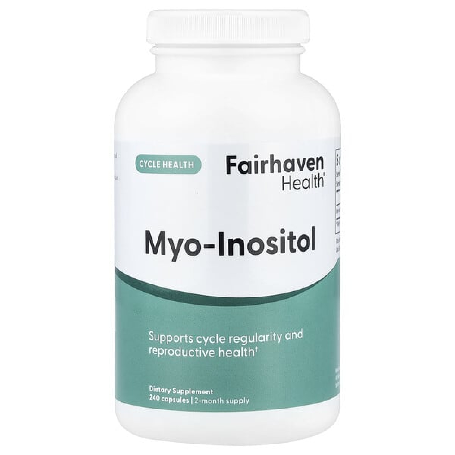 Fairhaven Health, мио-инозитол, 240 капсул (500 мг в 1 капсуле)