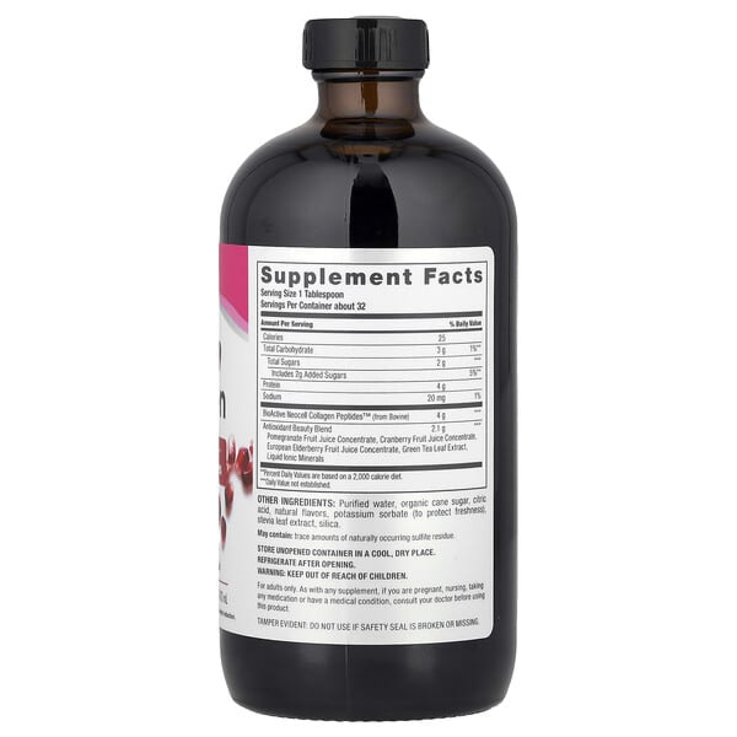 NeoCell, Collagen Liquid, гранат, 473 мл (16 жидк. Унций)