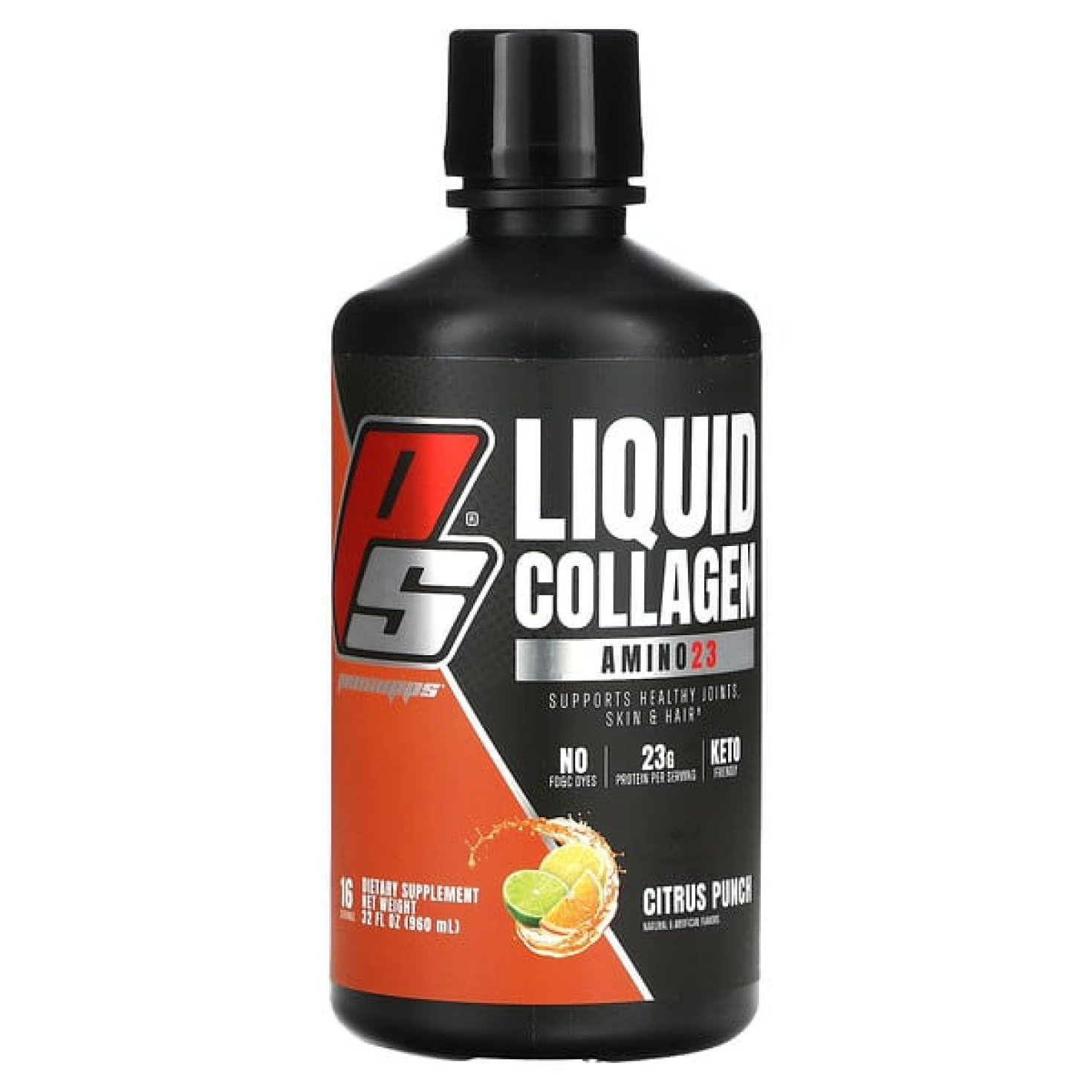 ProSupps, Amino23 жидкий коллаген, со вкусом цитрусового пунша, 960 мл (32 жидк. унции)