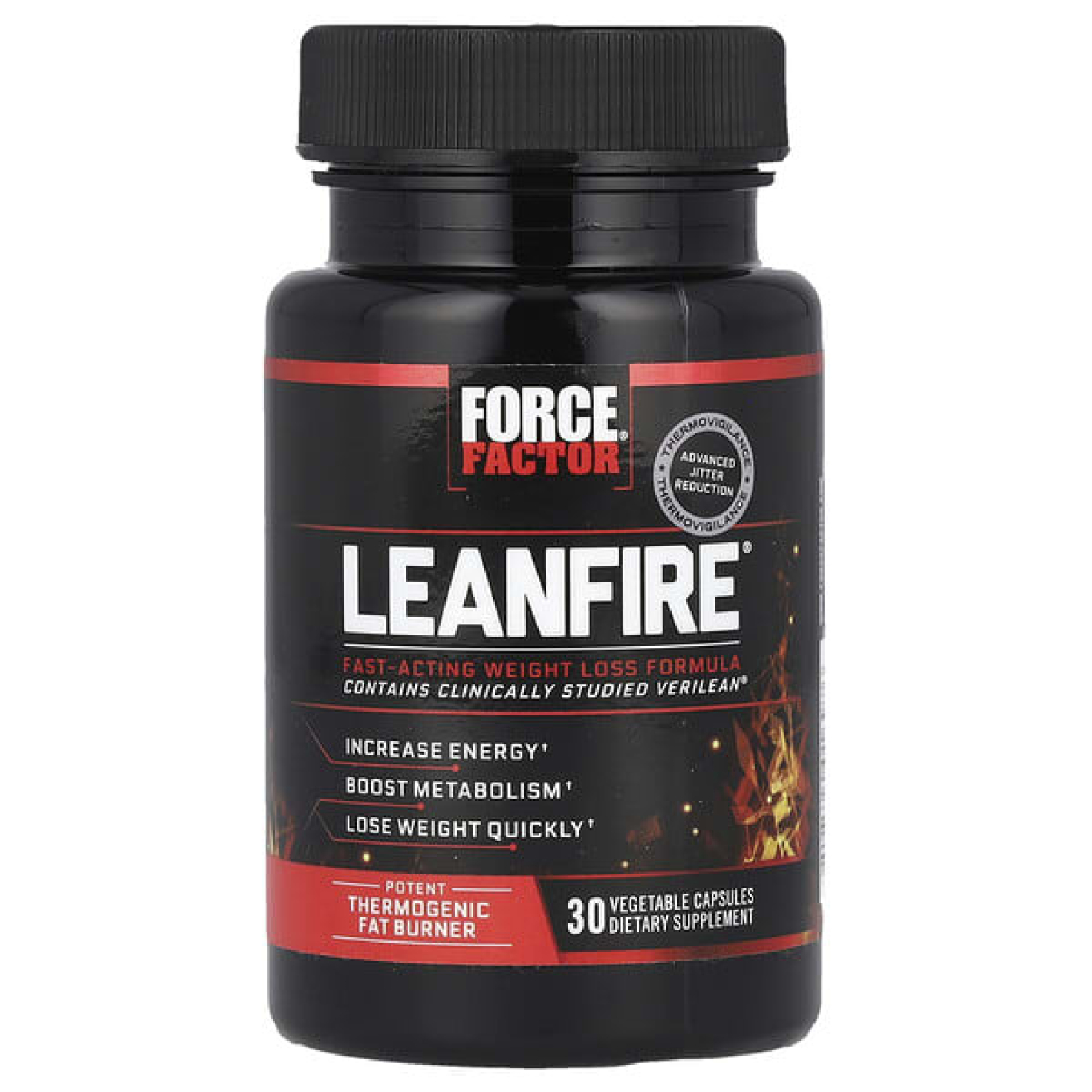Force Factor, LeanFire®, 30 растительных капсул
