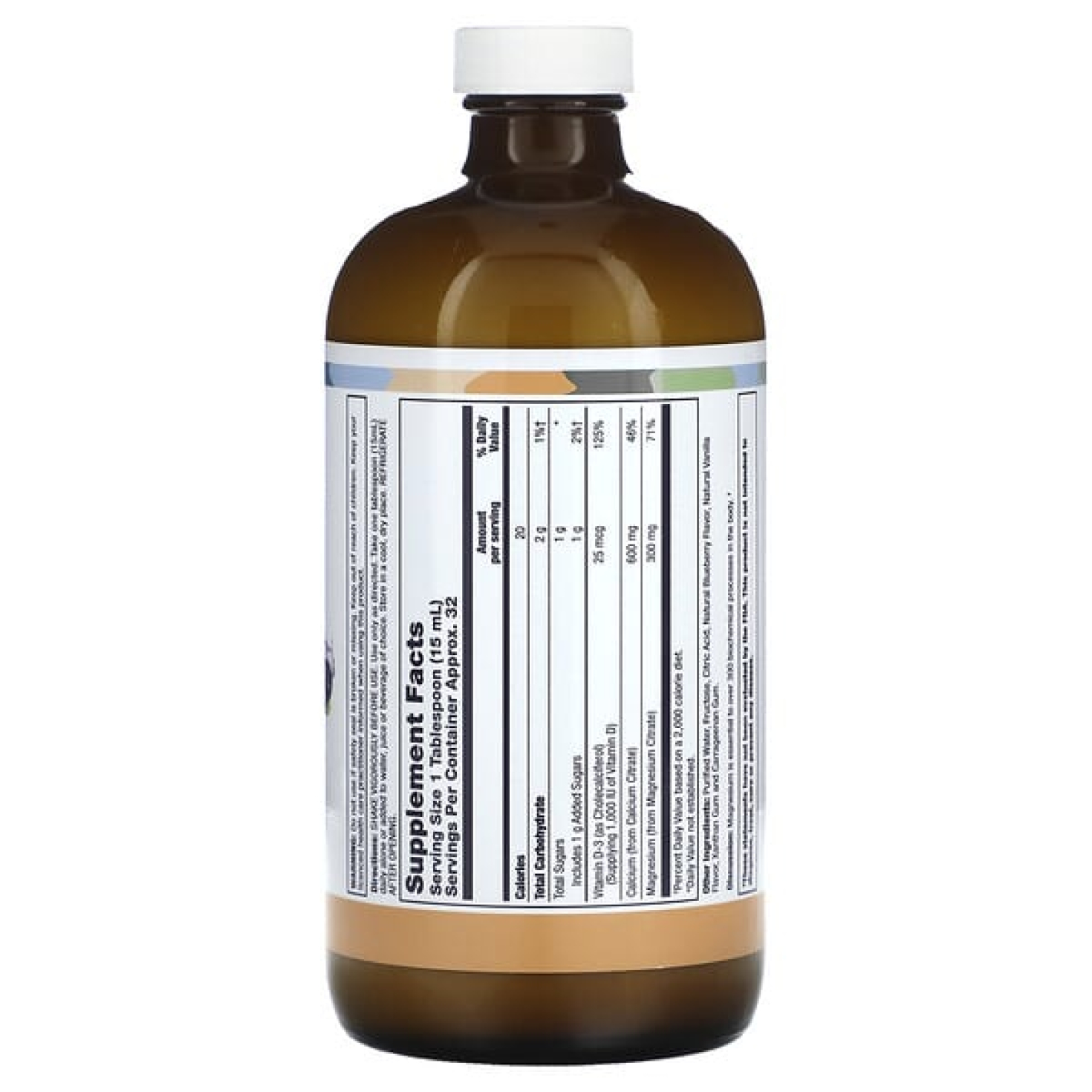 LifeTime Vitamins, добавка для поддержки здоровья костей, со вкусом голубики, 473 мл (16 жидк. унций)