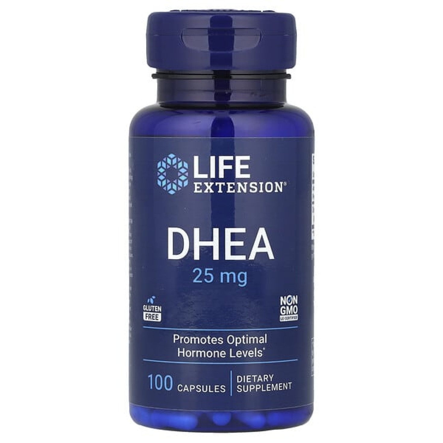 Life Extension, ДГЭА, 25 мг, 100 капсул