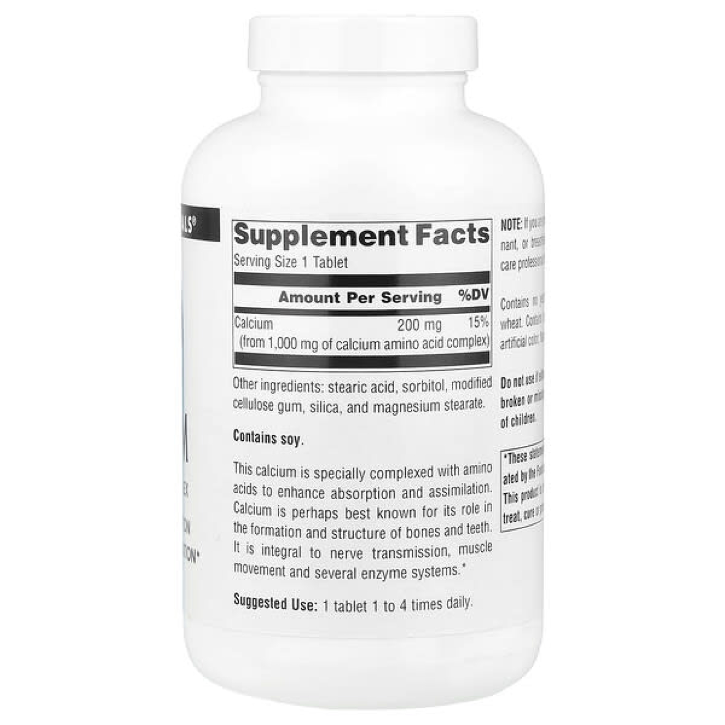 Source Naturals, кальций, 250 таблеток