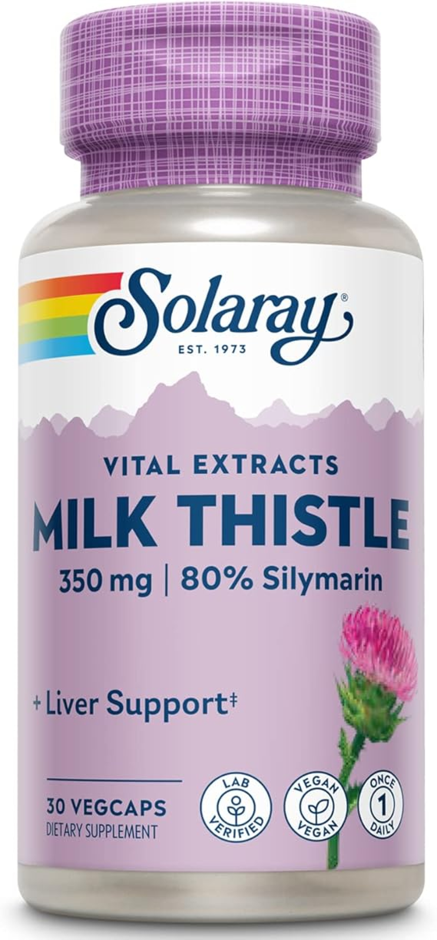 Solaray Milk Thistle Seed Extract, One SOR-10002