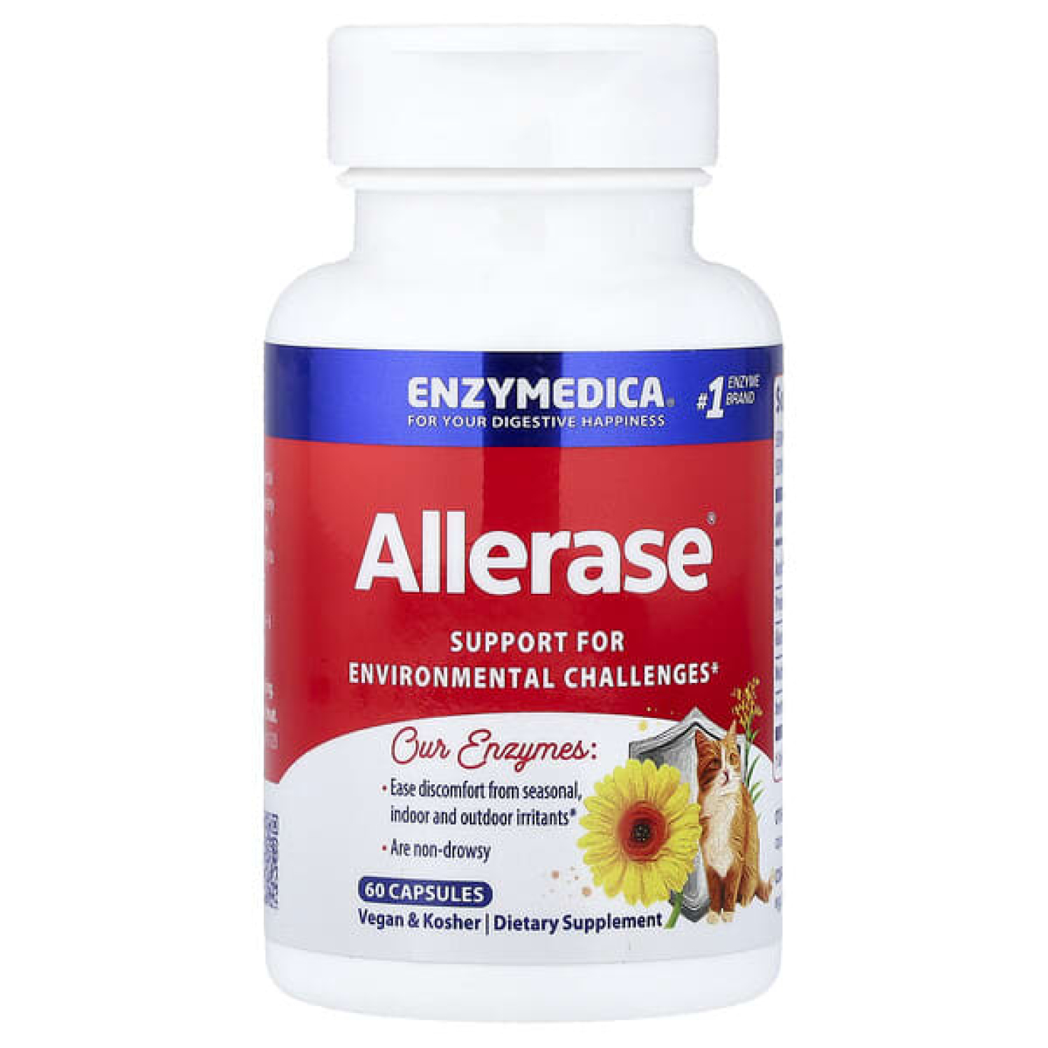 Enzymedica, Allerase®, 60 капсул